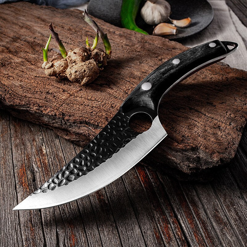 CHUN Handmade Boning Kitchen Knife 5Cr15Mov Stainless Steel Fishing Filleting Knives Set Outdoor Serbian Cooking Butcher Cleaver