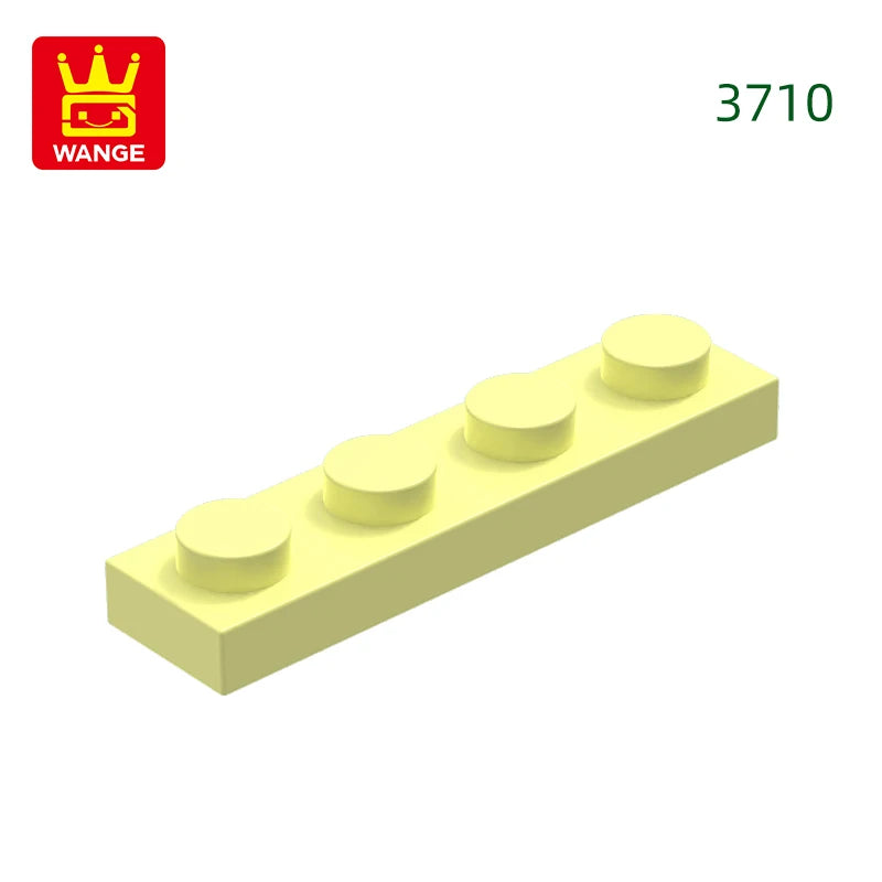 Wange 149Pcs/Lot 3710 1x4 Basic Building Block Moc Components Parts Compatible with Bricks DIY Children Assembly Toy Gift Box