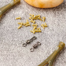 10Pcs Carp Fishing Tackle Anti Tangle System For Method Feeder Cage Carp Rigs Tool Side Bends Swivel Fish Supplies Equipment