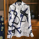 FANIECES Luxury Women's Shirt Elegant Office Ladies Business Shirt 2025 Spring Long Sleeve Lapel Designer Brand Shirts Blusas