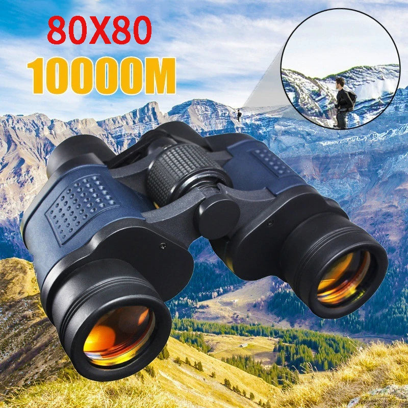 Binoculars 80X80 Long Range  HD High Powerful Telescope Tourism Professional Binocular For Outdoor Sports Hunting Camping