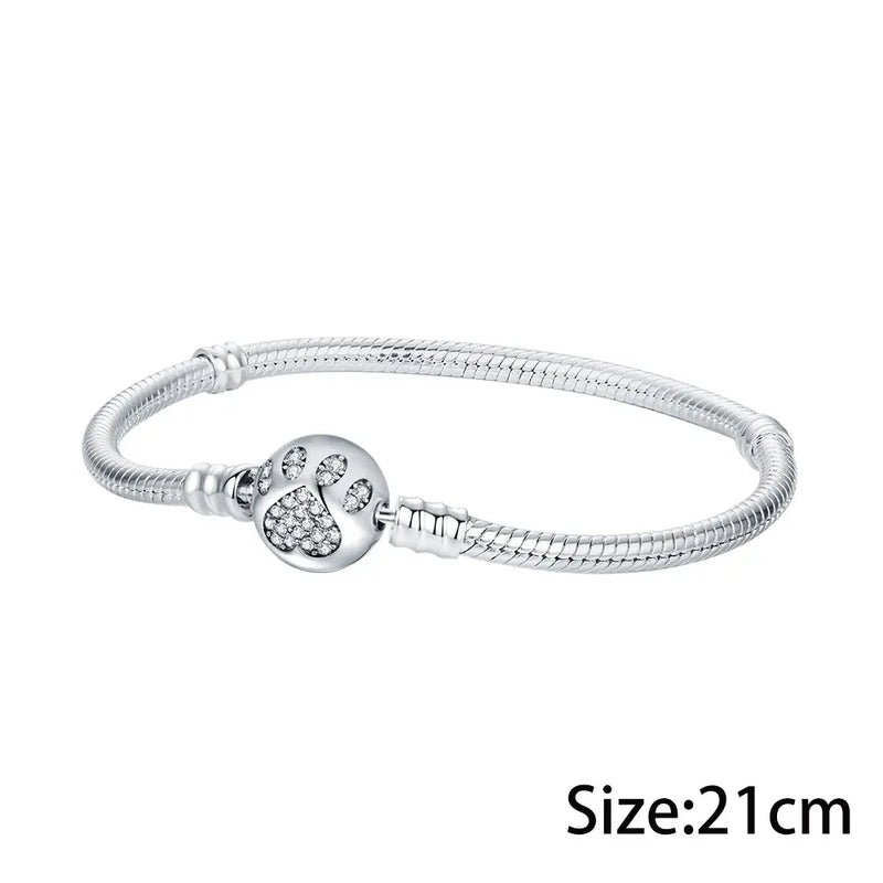 Hot Original Pendant S925 Sterling Silver Rabbit Charm Fit 3mm Bracelet Diy For Women Classic Easter egg beads Daily Gift Fine