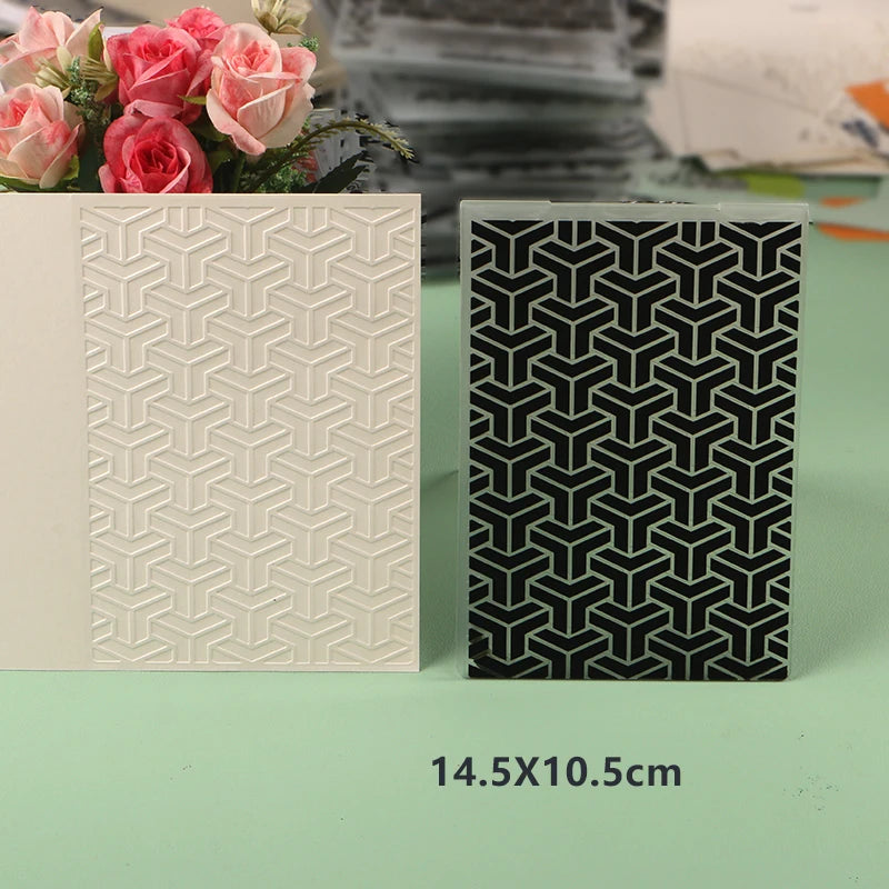 DUOFEN Crafts plastic embossing folder collection 2 paper embossing flower mold Christmas Birthday Easter day wedding