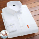 Men's shirt long sleeve 100% cotton spring/summer Oxford woven non-ironing anti-wrinkle Business casual high quality