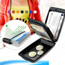 Aluminum Wallet Credit Card Holder Anti-Theft Aluminum Wallet Business Card Holder Multifunctional RFID Blocking Hard Case Clip