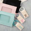 1Pc Aesthetic Initial Embroidery Alphabet Keychains Fabric DIY 26 Letters Unique Keyring Charms For Pouch Bags Accessories Gift