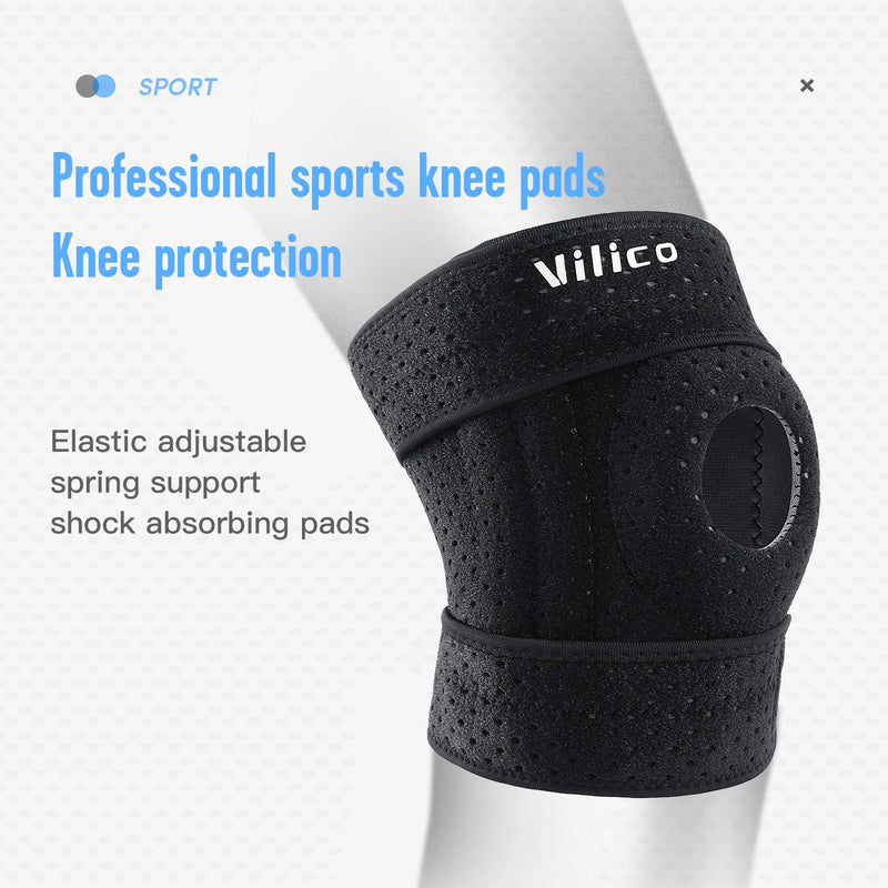 1PC Sports Kneepad Men Women Pressurized Elastic Knee Pads Arthritis Joints Protector Fitness Gear Volleyball Brace Protector