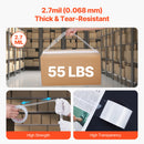 SucceBuy 6/24 Rolls 7.6CM 70M High Viscosity Clear Adhesive Tape Transparent Packaging Tape for Office Wrapping Express Packing