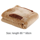 USB Heated Blanket 3 Heating Level Adjustable Heated Shawl Throw Blanket Coral Velvet Fast Heating Leg Blanket for Home & Office