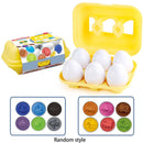 Montessori Eggs 3D Puzzle Learning Education Math Toys Kids Shape Match Smart Game for Children Educational Easter Gifts for Kid