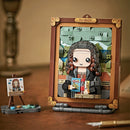 Building Block Toys World Famous Oil Painting Mona Lisa Home Hanging Painting Decorations DIY Children's Toys for Friends Gifts