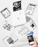 Phomemo M02Pro Mini Portable Thermal Printer Wireless Photo Labeler 300dpi Inkless Printing 15/25/50/53mm for Easy Labeling