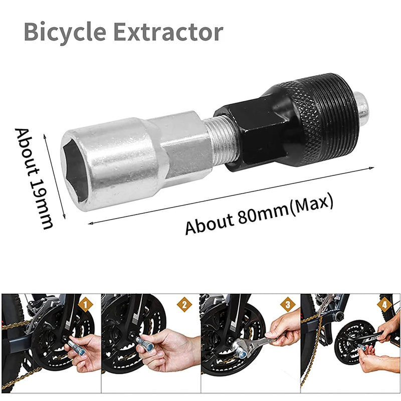 MTB Bicycle Repair Tool Set Chain Breaker Crank Wheel Extractor Tools for Bike Road Outdoor Bicycle Multitool Puller Wrench Tool