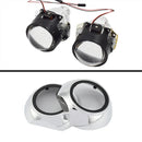 Ronan 2pcs LHD 2.5 inch Bi-xenon Ver 9.5 Car Headlight Projector Lens for H1 H4 H7 Socket Car Retrofit Upgrade