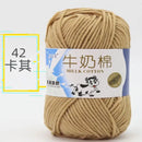2Pcs Milk Cotton Knitting Yarn Soft Warm Yarn for Hand Knitting Worsted Crochet Threads Wool Line for Handmade