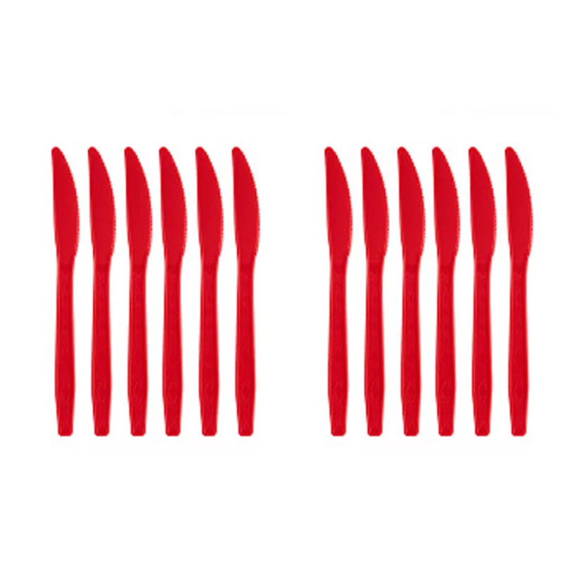 Solid Red Theme Birthday Party Supplies Disposable Dinnerware Paper Napkin Cup Plate Tablecloth Banner for Wedding Decoration