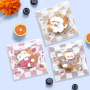 100-300Pcs Easter Cellophane Treat Bags Self-sealing Candy Cookie Bag Cute Little Bear and Bunny Pattern Opp Bag Party Favors