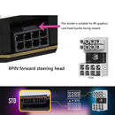 ATX 8Pin 6Pin Female to Male 90/180 Degree Angled Turning Connector Power Adapter Elbow Head for Graphics Video Card GPU Adapter