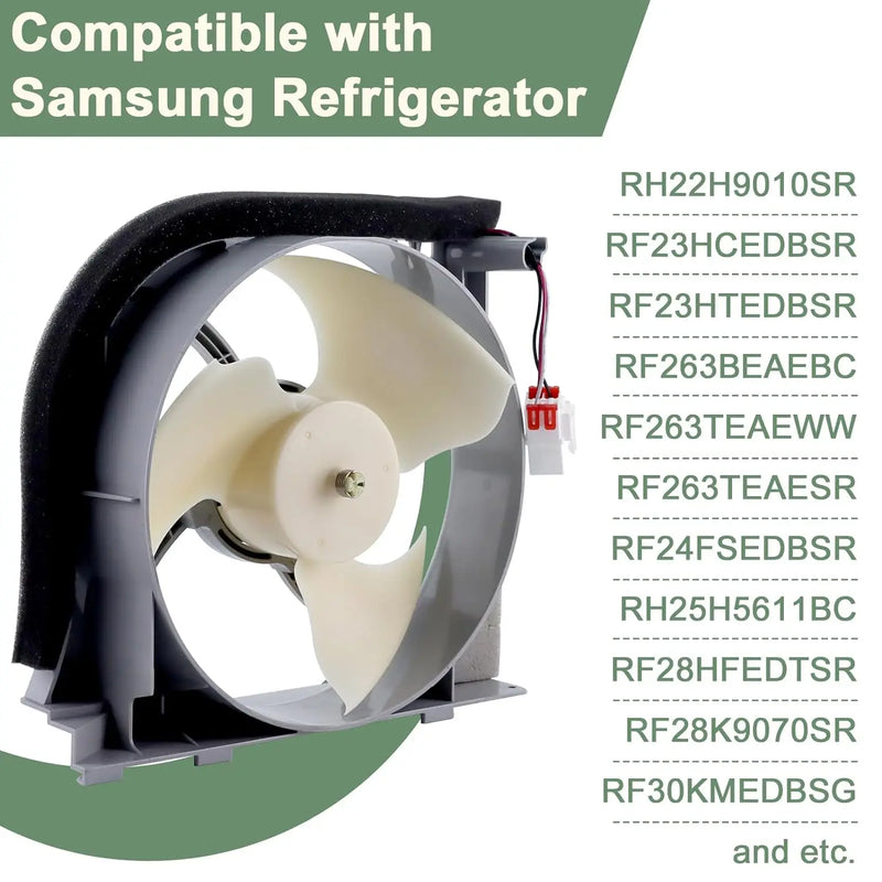 DA97-15765A DA31-00340A DA97-12842A DA97-15765C for Sam sung Refrigerator Condenser Fan Motor Assembly Replaces EAP11733650