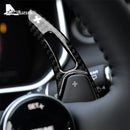 Carbon Abs Car Steering Wheel Paddle Shifter Trim Cover For Land Range Rover Evoque Discovery Sport For Jaguar XF XE Accessories