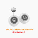 10Sets/Lot Openbuilds Strong Dual Mini Solid V Wheel Kit for V-Slot Linear Rails 3D Printer CNC Engraver Camera Silder