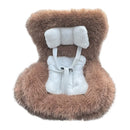 Doll Seat with Air Vent Clip and Desktop Stand Mini Plush Doll Safety Seat Car Ornament for 17cm Plush Dolls