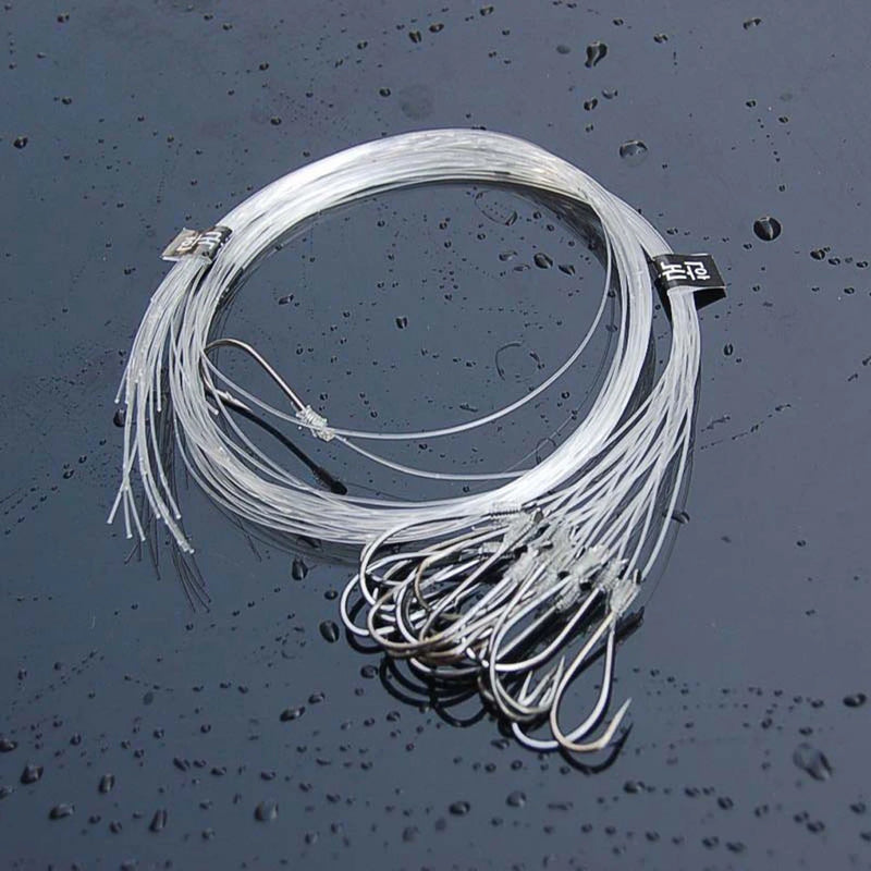 20/26pcs Jig Head Fish Hooks Line Tied Bait Carbon Steel Fishing Hook Accessaries Bait Roll Feeder Sea Fishinhook Fly