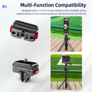 Quick Release Magnetic Adapter Base Mount for Insta360 Ace Pro 2 Protective Case 1/4 Screw Magnetic Adapter Mount Accessories