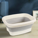 Portable Footbath Massage Bucket Easy To Store Foldable Foot Bath Tray Collapsible Foot Soak Bucket for Soaking Feet