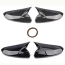 Horn Shape ABS Carbon Fiber Style Rear View Side Mirror Cover Rearview Caps For Honda For Civic 10th 2016 2017 2018 2019 2020