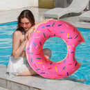 Inflatable Doughnut Swimming Ring,Beach Toys Pool Floats for Kids, Pool Swim Floaties for Adults