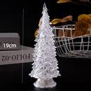 Christmas Tree Colorful Led Acrylic Night Light Home Holiday Party Children Room Desktop Luminous Christmas Tree