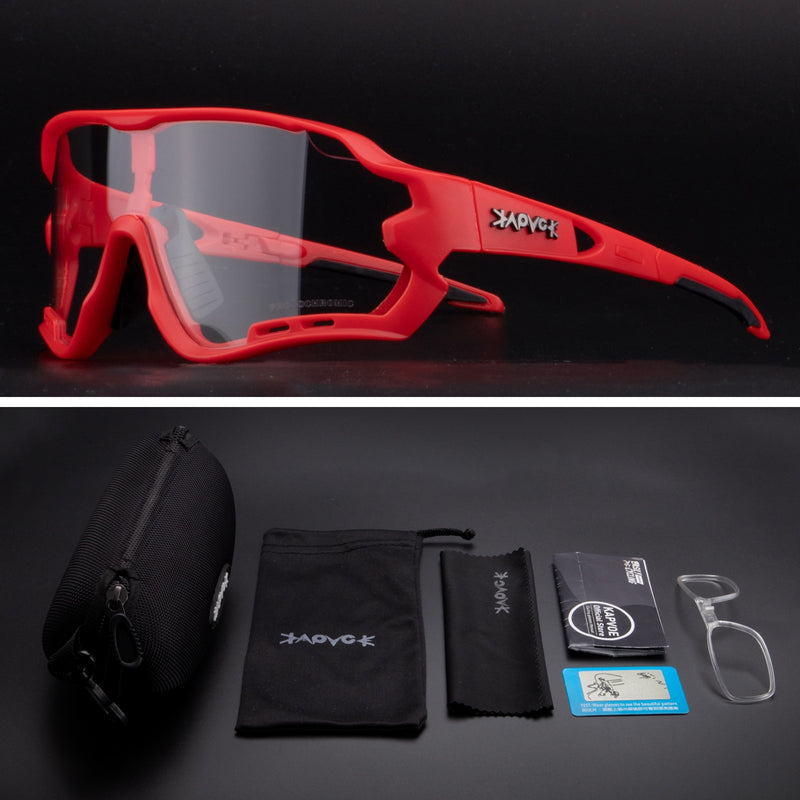 2022 NEW Brand Design Cycling Sunglasses Men Women Bike Bicycle glasses Photochromic Cycling Eyewear Gafas de bicicleta 1 Lens