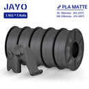 JAYO 3D Printer Filament PLA Series 1.75MM 5Rolls/10Rolls High Strength 100% No Bubble Neatly Wound for FDM DIY Gift Material