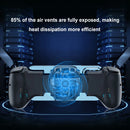 2 in 1 Wireless Mobile Gaming Controller with Cooling Fan Dual Joysticks for Android iPhone and Switch Devices