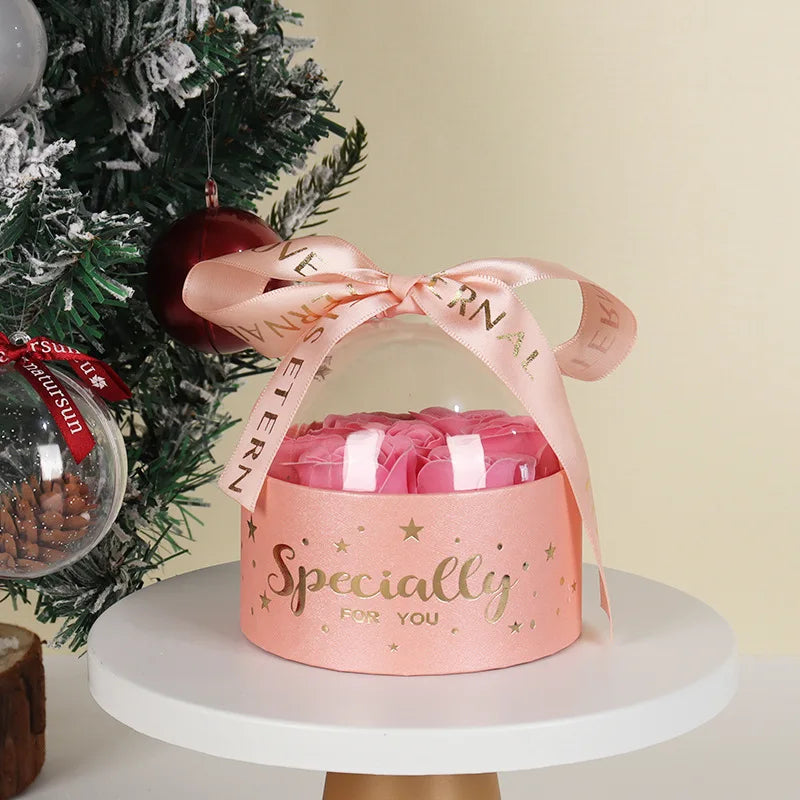 Christmas Candy Box Christmas Eve Apples Gift Packing Box Mousse Cake Dessert Box Hand-held Gift Box Christmas Decoration