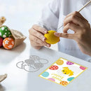 Easter Chick Cutting Dies Easter Egg Carbon Steel Die Cuts for DIY Crafting Embossing Stencil Template for Easter Card Making