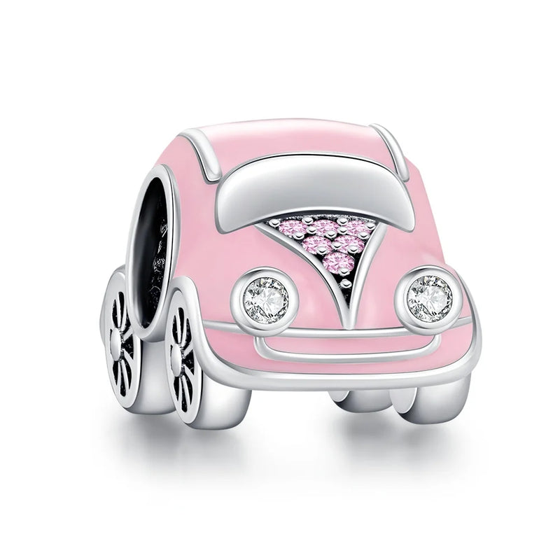 Hot Original Pendant S925 Sterling Silver Rabbit Charm Fit 3mm Bracelet Diy For Women Classic Easter egg beads Daily Gift Fine