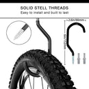 Heavy Duty Metal Hook Garage Organizer Wall Mount Anti-slip Bicycle Hanger Hooks Storage Hook For Ladders Garden Tool