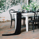 YEPQZQ Rustic home decor table runner birthday party decore cotton gauze tablecloth Christmas gifts 100% handmade runners