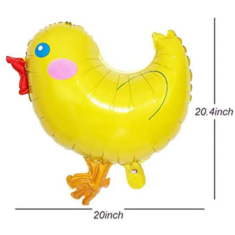 Cute Animal Easter Rabbit Mini Figurines Bunny Carrot Cake Decoration Chick Cupcake Toppers Easter Party Baking Supplies