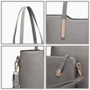 Miss Lulu WOMEN'S Shoulder bag Set 3 Piece Large Handle bag Carry bag Tote Bag Women handbag Comfortable