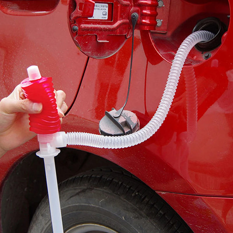 Car Truck Fuel Oil Gasoline Diesel Transfer Hand Pump Sucker Manual Siphon Suction Water Chemical Liquid Pump