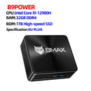 Bmax B9 Power Mini Pc Intel Core I9-12900H 14 Cores Max 5.0Ghz 24Gb 32Gb Ram 1Tb Ssd Wifi 6 Bluetooth 5.2