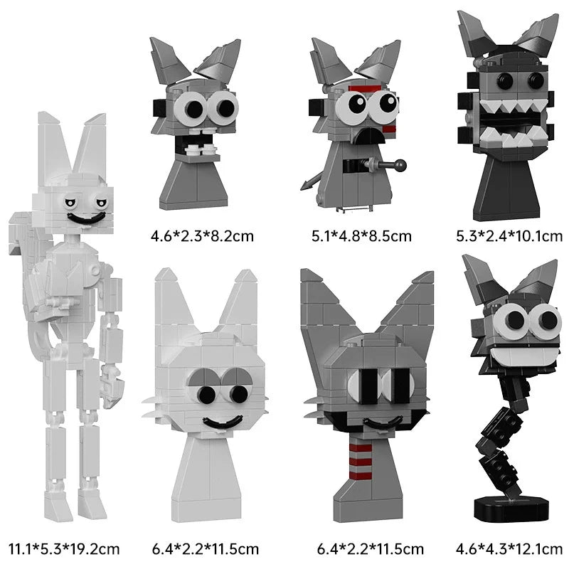 Sprunki Blocks Toys Sprunki Incredibox Building Blocks Model Children's Educational Oren Wenda Building Block Toys for Kids Gift