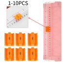 Paper Blade Cutter Spare Knife Manual Paper Trimmer Sliding Convenient with Automatic Security Safeguard for Coupon Craft Photos