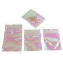 100 Pcs Colorful Top Feed Foil Zip Lock Bags Food Pouch,Mylar Aluminum Foil Bags,Tea Pouches,Food Storge Bag