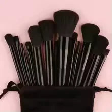 13 PCS Makeup Brushes Set Eye Shadow Foundation Women Cosmetic Brush Eyeshadow Blush Beauty Soft Make Up Tools Bag