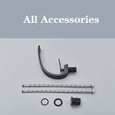 Black Bathroom Basin Faucet Deck Mount Black Chrome Washing Basin Mixer Water Taps Creative Hot Cold Water Crane Mixers