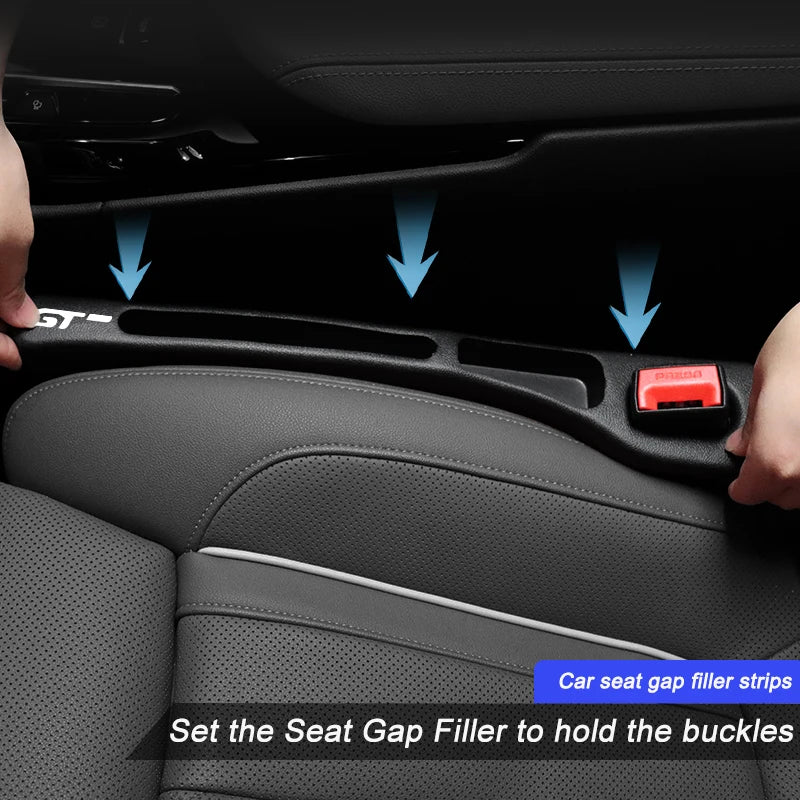 Car Seat Gap Filling Side Seam Plug Leak-proof Strip for Peugeot GT 508 5008 3008 208 2008 308 Seat Gap Pocket Strip Accessories